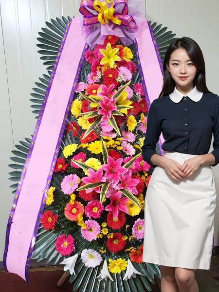 라비니움 3단화환 기본형