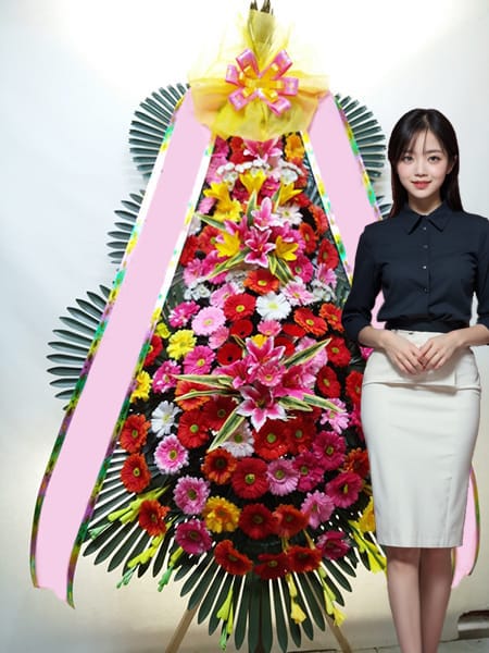 라비니움 3단화환 고급형